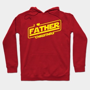 I Love Father Christmas Sci-fi Inspired Santa Claus Slogan Hoodie